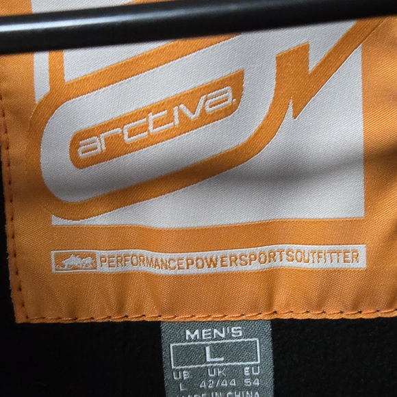 Men's Orange and Gray Jacket - Picture 5 of 6